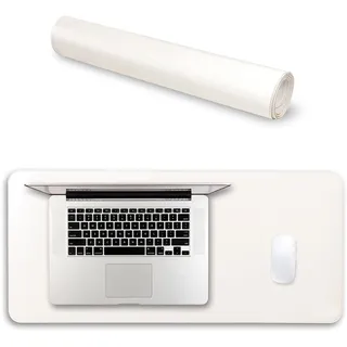 Londo Leder Verlängerter Mouspad, Multifunktionale Schreibtischunterlage - Rutschfesten Unterseite, Glatte Oberfläch