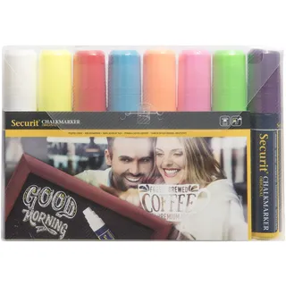 KREIDEMARKER 7-15MM 8ST. SORT. | Für nicht-poröse Oberflächen wie Kreidetafeln, Glas, Spiegel