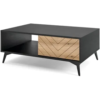 Selsey Boulia Schwarz Eiche 68 x 104 cm