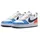 Court Borough Low Recraft Kids White / Thunder Blue / Light Crimson 38