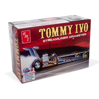 Round2 AMT AMT1254/12 1/25 Tommy Ivo Streamliner Dragster Modellbausatz, Nicht bemalt