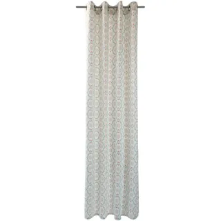 Cozz Vorhang COZZ "Hanna" Gr. 1, grün (mint), B:140cm H:245cm, Baumwolle, Gardinen, HxB: 245x140, Ösenvorhang "Hanna"