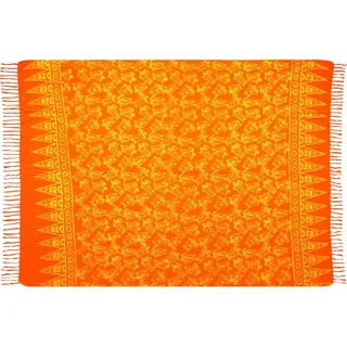 Wogeka Sarong – Blickdichtes luftiges Strandtuch Schildkröte in Gelb für Damen & Herren als Pareo Wickelrock Cover Up Strandkleid für den Strand 87
