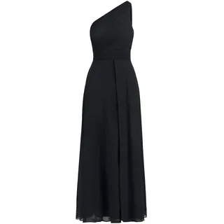 APART Fashion Damen One-Shoulder Abendkleid, Bodenlanges Chiffonkleid, gefütterter Oberteil, Seitenschlitz, trägerloses Partykleid, rückenfreies Festkleid, Elegantes Hochzeitsgastkleid