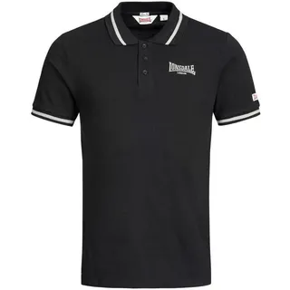 Lonsdale Causton Kurzarm-poloshirt - Black - 3XL