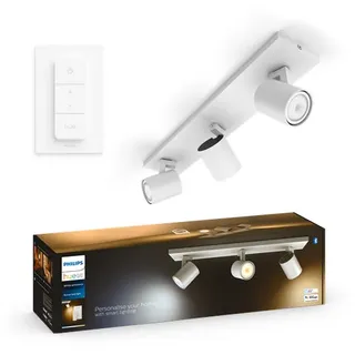 Philips Hue Runner Tripple Spotlight - White - With Dimmer Switch