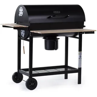 Habitat et Jardin Holzkohlegrill XXL King schwarz