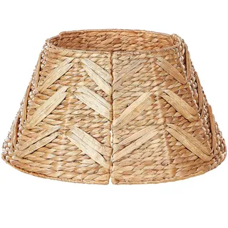 Beliani Weihnachtsbaumkragen 27 cm Naturfarben Sapin , Naturmaterialen , Rund , 27 cm , Dekoration, Weihnachtsdekoration, Christbäume & Zubehör