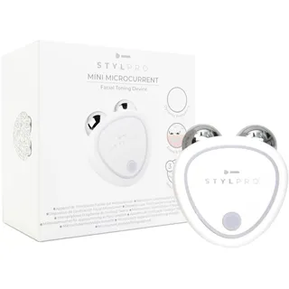 StylPro Mini Microcurrent Facial Toning Device - Straffung & Lifting, nicht-invasiv, lang anhaltend, zeitsparend, Home Facial, Microcurrent Technologie, 3 Intensitätsstufen, wiederaufladbar, tragbar