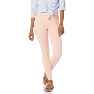 Amazon Essentials Damen Pull-On Stretch-Jeggings mit mittelhohem Bund (in Übergrößen erhältlich), Korallenrosa, 38-40 Kurz