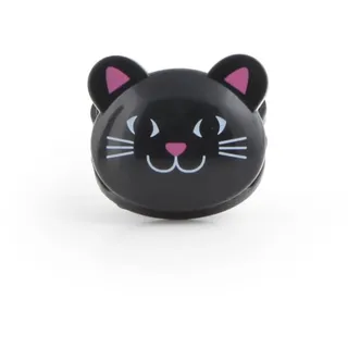 Kikkerland Woodlands Beutel-Clip., plastik, Schwarz , 6er-Set