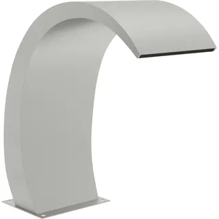 vidaXL Pool-Wasserfall 22x60x70 cm Edelstahl 304 - Silber