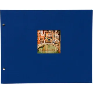 Goldbuch Bella Vista 39x31 40 weiße Seiten blau