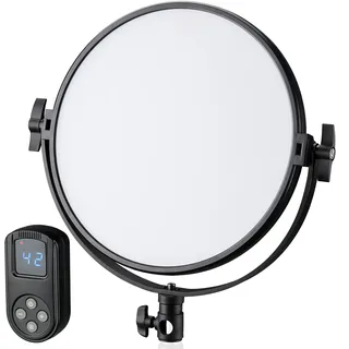 Bresser BRESSER,F004241,BR-S60B AA8Soft Bi-Colorrunde LED-Flächenleuchte 30cm Durchmesser