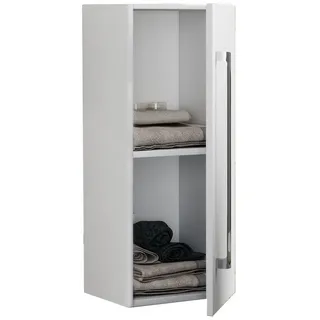 VCM Midischrank »Holz Badmöbel Midischrank Badschrank Bad Badinos D«, weiß
