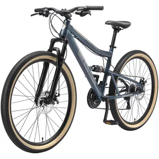 Bikestar Fully Mountainbike 27,5 Zoll RH 43 cm Damen blau