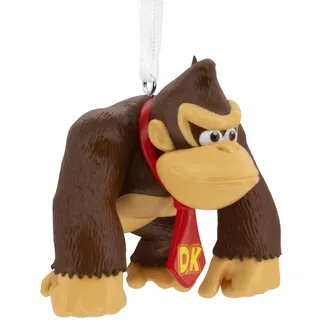 hallmark Donkey Kong Hängeornament, Nintendo Baumschmuck, Harz Hängende Ornament, Weihnachten Hängende Ornament, Geschenke für Weihnachten