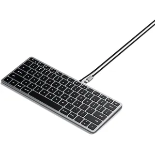 Satechi Slim W1 Backlit Wired Keyboard - Space Grey - US