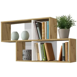 FMD Wandregal Nora 100 x 53 x 19,5 cm Weiß