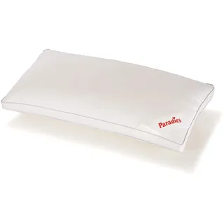 PARADIES Kissen 40x80 cm Softy fest Bio, Kopfkissen mit Reißverschluss