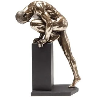 Kare Design »Deko Objekt Nude Man Stand Bronze 35cm«, braun