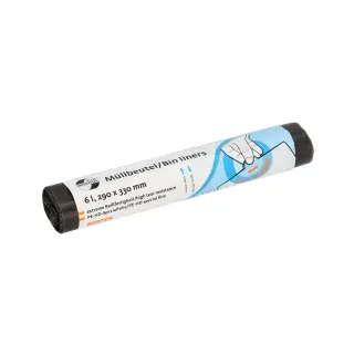 Deiss UNIVERSAL PLUS Müllbeutel 6,0 L): grau, 6 μm, 1 St., Abfallsack, Grau