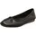 Damen Ballerinas Schwarz Black 38 EU