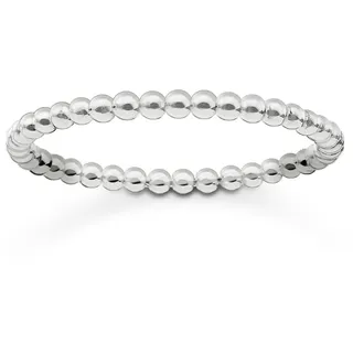 Fingerring THOMAS SABO "TR2122-001-12-52,54,56,58" Gr. 56, silber (silberfarben), Fingerringe, Damen, 56, Silber 925 (recycelt), 2mm, Fingerring