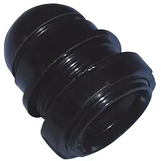 Gefom 26157 E27-Fassung, einfach, Ring, Schwarz