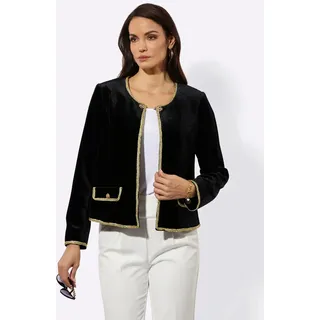 creation L Jackenblazer "Samtblazer", schwarz