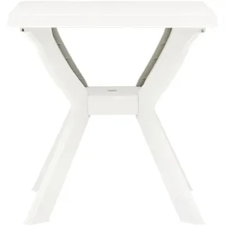 vidaXL Bistrotisch 70 x 70 x 72 cm Weiß