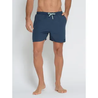 Badehose NASSAU BEACH "Badehose NB231017", Herren, Gr. XXL, US, schwarz (navy), Obermaterial: 100% Polyester COOLMAX PES(Coolmax)., Badehosen Badehose