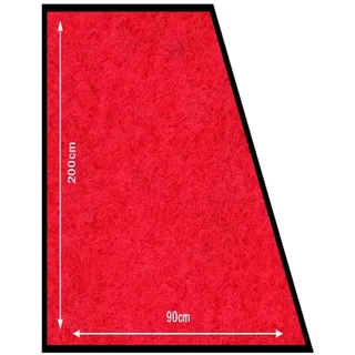 Securit RS-200-RD Teppich Läufer, 900 x 2.000 mm, rot
