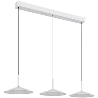 Globo Led-Hängeleuchte , Opal, Weiß, Transparent , Metall, Kunststoff , 80 mm , 25x50-180x95 cm , Ce , höhenverstellbar , Lampen & Leuchten, Innenbeleuchtung, Hängeleuchten, Pendelleuchten