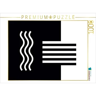 CALVENDO Puzzle Kontrastreiche schwarz-weiße Bilder 1000 Teile Lege-Größe 64 x 48 cm Foto-Puzzle Bild von Digital-Art