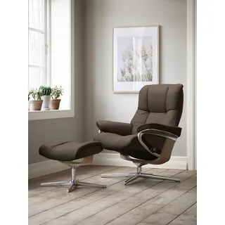 Stressless® Relaxsessel »Mayfair«, mit Cross Base, Größe S, M & L, Holzakzent Eiche braun