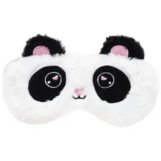 Ulife Mall Süße Panda Schlafmaske Weiche Plüsch Augenbinde, Lustige emoticons Schlafmaske Augenmaske Augenabdeckung für Mädchen Jungen Frauen Männer Kinder Zuhause Schlafen Reisen