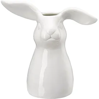 Hutschenreuther Hasen-Vase Weiss Vase 16 cm