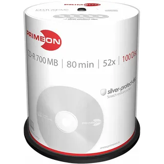 PrimeOn CD-R 700MB 100er Spindel 100 x), Optischer Datenträger