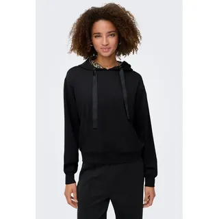 Only Kapuzensweatshirt Hoodie Schwarz M