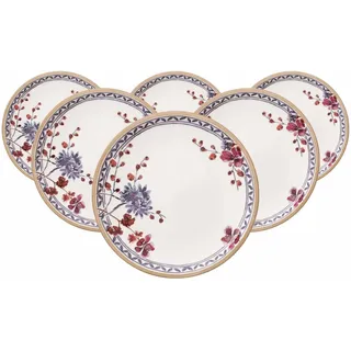 Villeroy & Boch Frühstücksteller »Frühstücksteller Artesano Provençal Lavendel ø 22,1 cm 6er Set bunt«, bunt