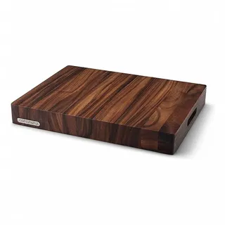 Continenta Hackblock Akazie 1-tlg. 48 x 36 x 6 cm Braun
