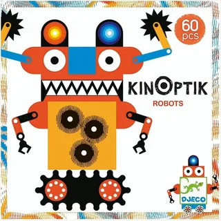 Djeco Magnetisches Puzzle Kinoptik-Roboter