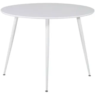 VCM Plaza Esstisch Ø100cm Weiß