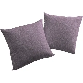 Dekokissen WIRTH "Torbole" Gr. 3, lila (lila, meliert), B:50cm L:50cm, Obermaterial: 90% Polyester, 10% Baumwolle, Dekokissen_Sitzkissen_Kissenhüllen, Dekokissen