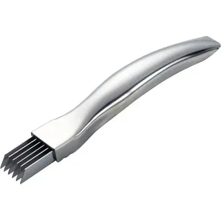 INF Edelstahl Lauchschneider - Gemüsehobel mit Mehrfachklingen, Küchenhelfer