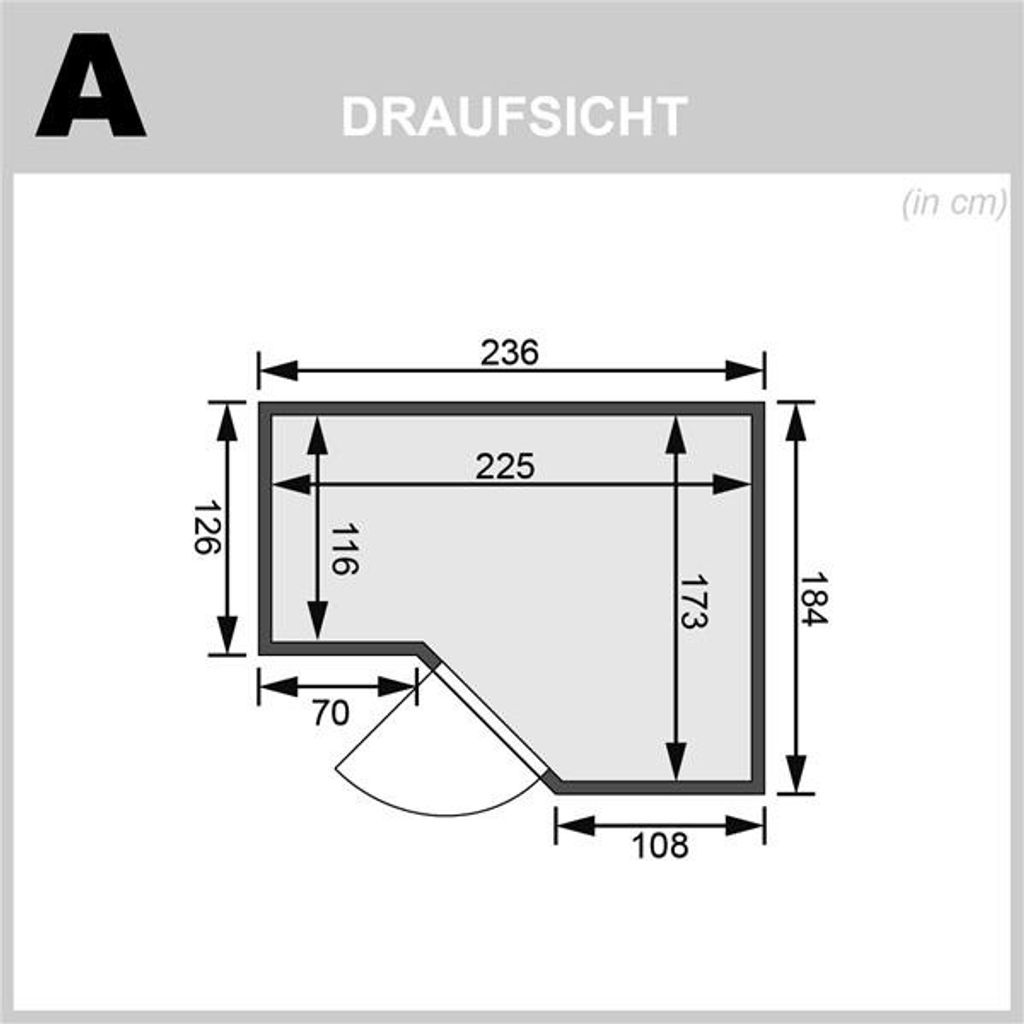 Bild von Sahib 2 Eckeinstieg, Tür gedämmt, ohne Kranz