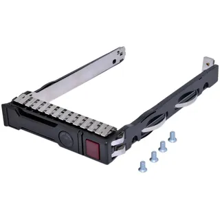 2 Stück, RGBs 2,5" SFF SAS SATA HDD Tray Caddy für HP ProLiant 651687-001 651699-001 G8 Gen8 Gen9 G9 ML350p ML350 DL360e DL360P DL320E DL380p DL160 SL270s 230 Serie mit 4 Befestigungsschrauben