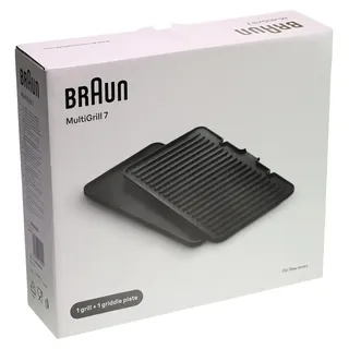 Braun Grillplatte 290 mm Aluminium-Guss Schwarz