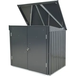 Tepro Universalbox Store Midi, anthrazit, Maße: 157,5 x 105 x 134 cm